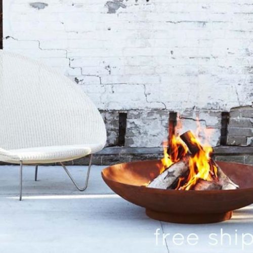 COR-TEN STEEL FIRE BOWL