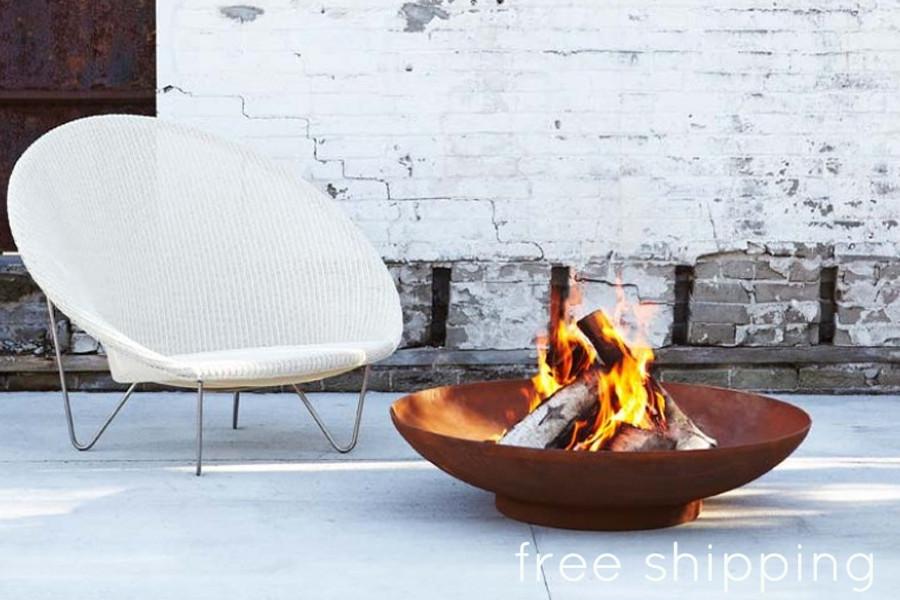 COR-TEN STEEL FIRE BOWL