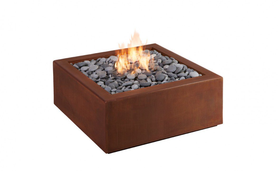 COR-TEN STEEL BENTO FIRE PIT