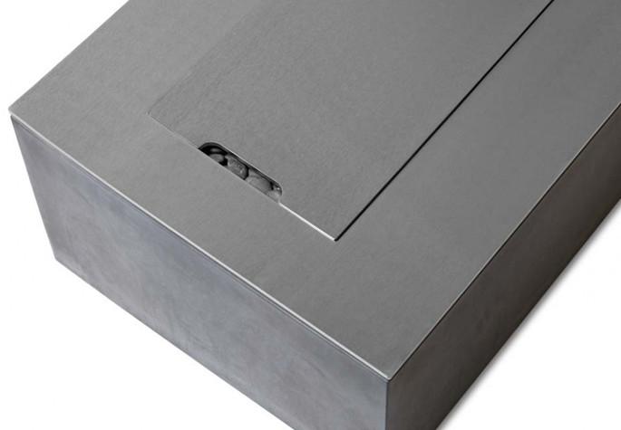 Modern Fire Pit - Robata - Linear Concrete