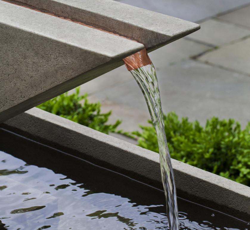 Modern Fountain - Outdoor Triad