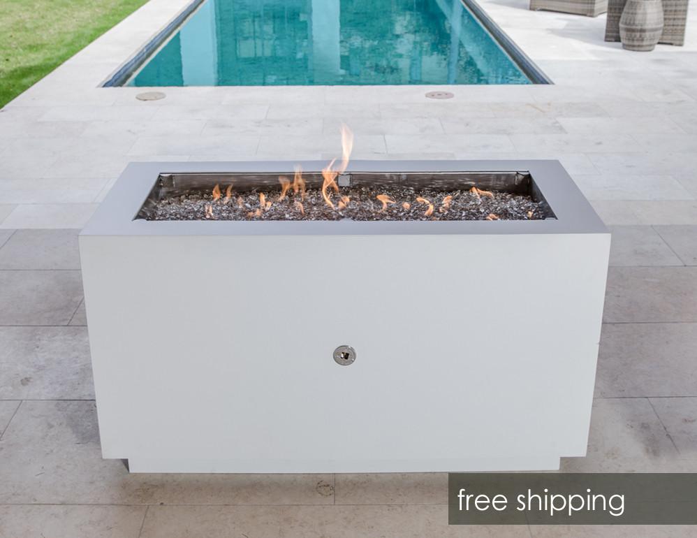 RECTANGULAR HIDDEN TANK FIRE PIT