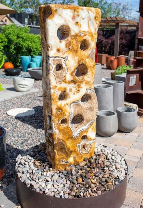 Modern Fountain - Carved