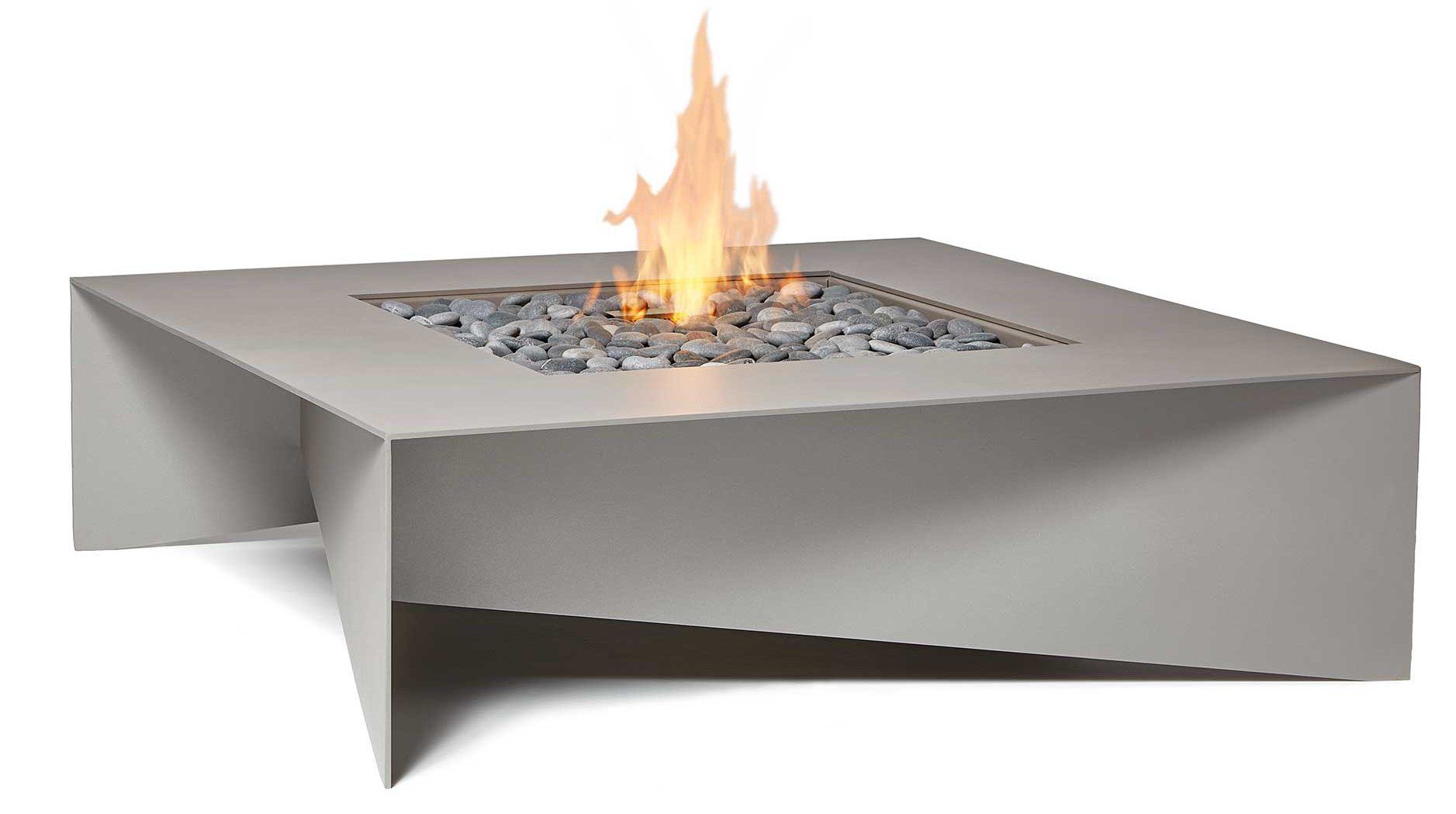 Modern Fire Pit - Fold Steel