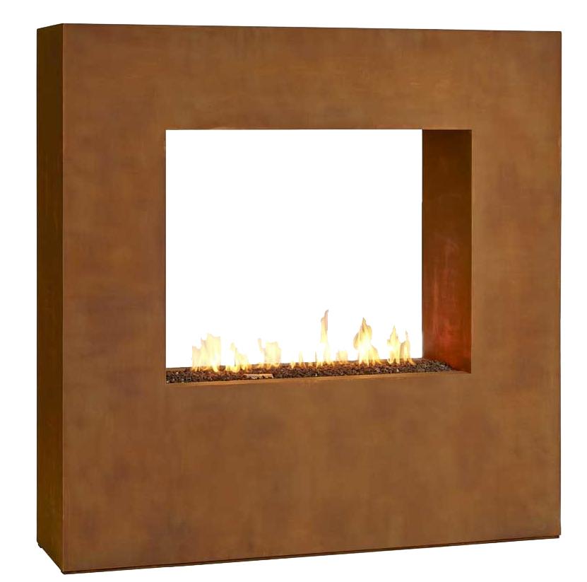 Modern Fire Pit - Cor-Ten Steel Kodo