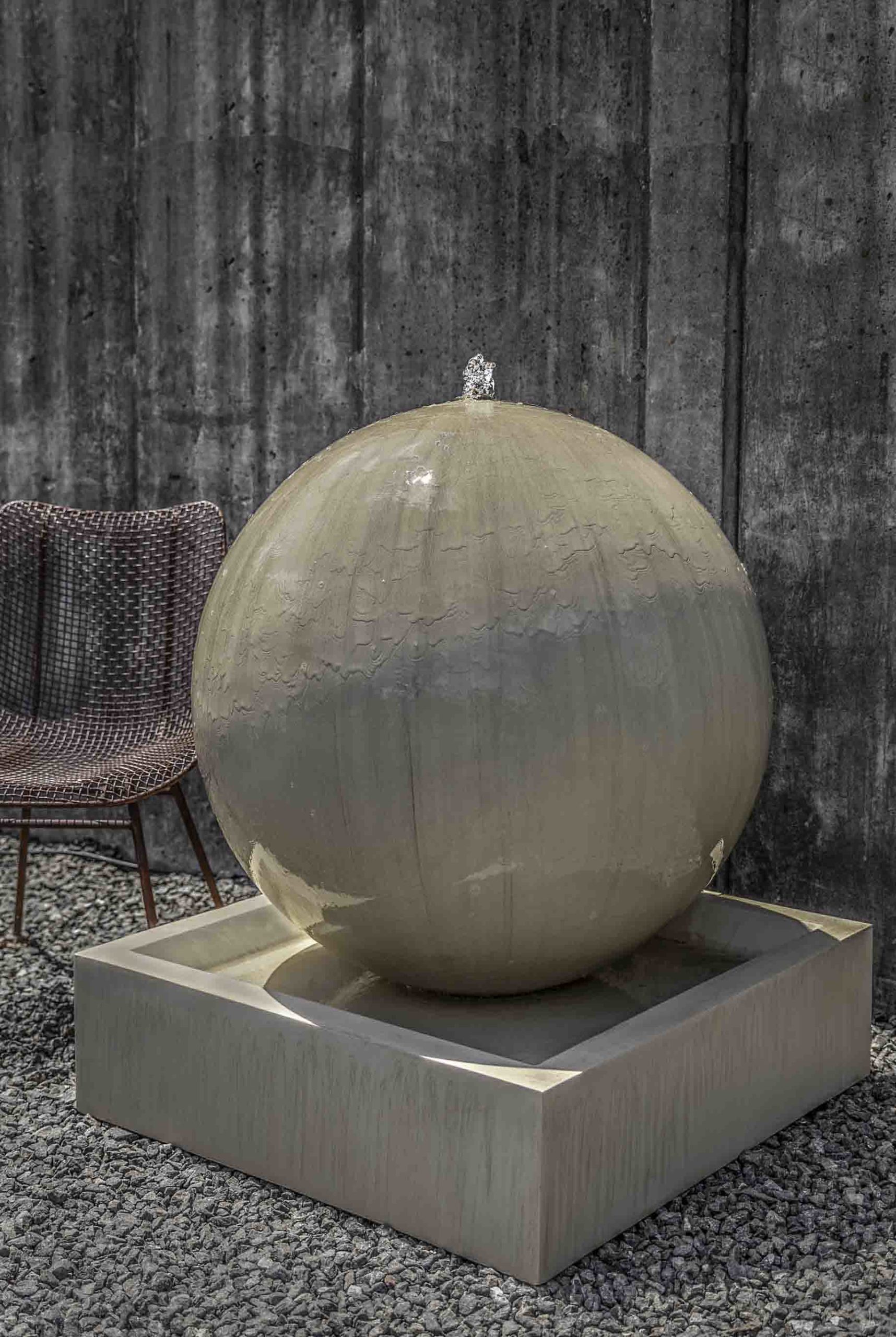 Modern Fountain - Sphere - Large