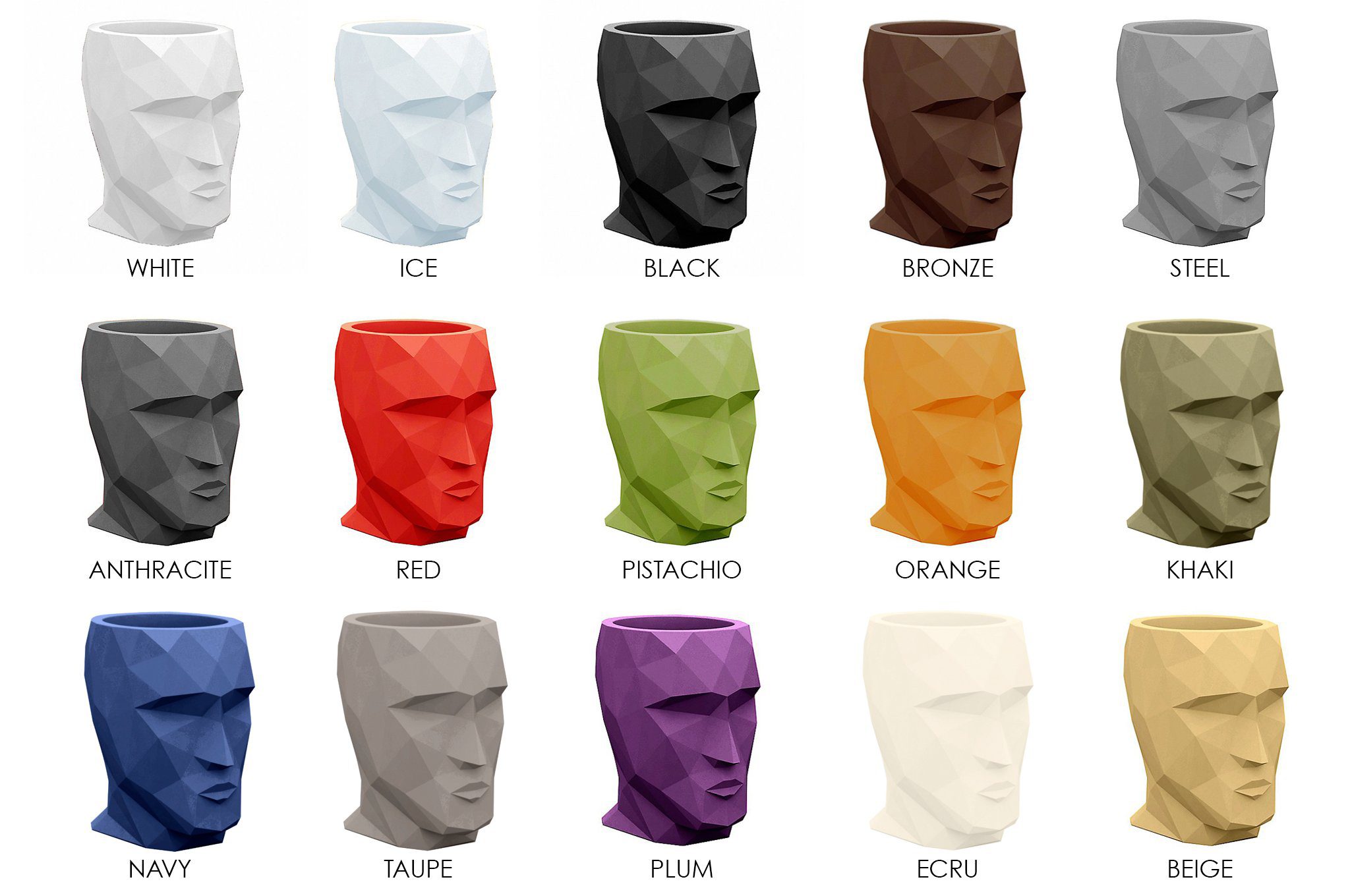 Modern Planters - Adan Face Planter - Vondom