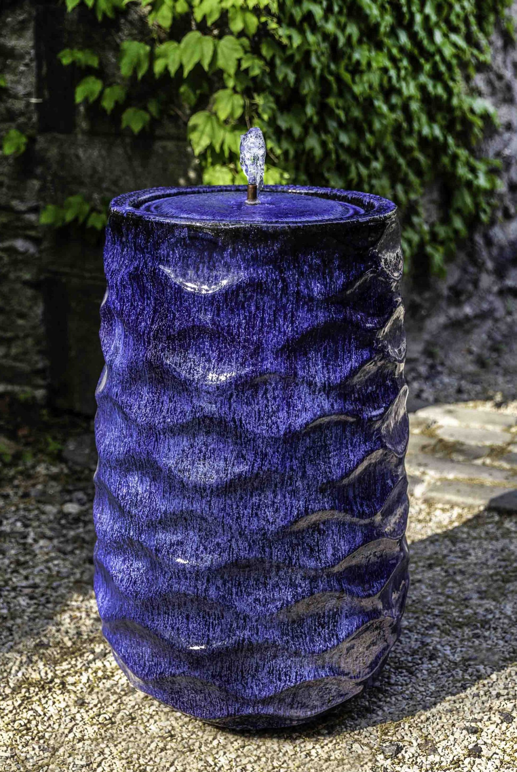 TALL RUMBA FOUNTAIN RIVIERA BLUE