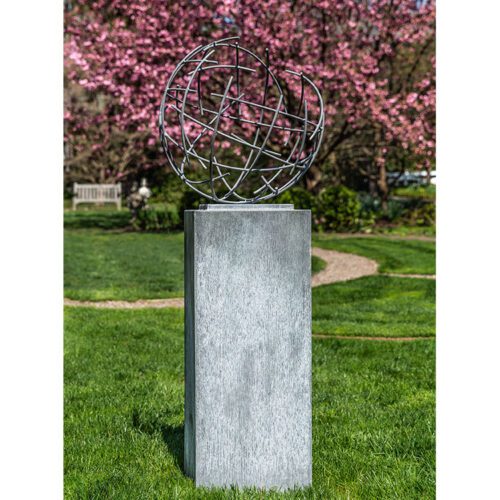 Modern Patio Furniture - Nest Zinc Spheres