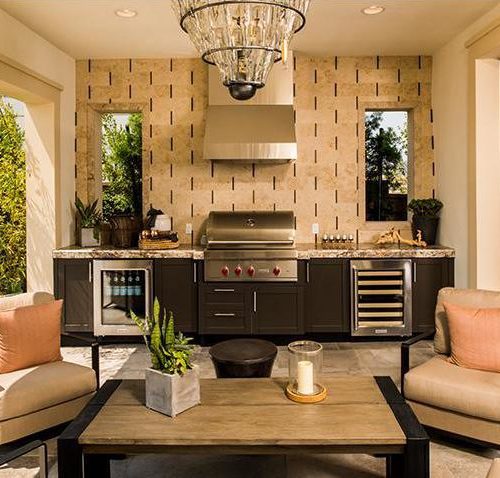 COVERED PATIO KITCHEN
