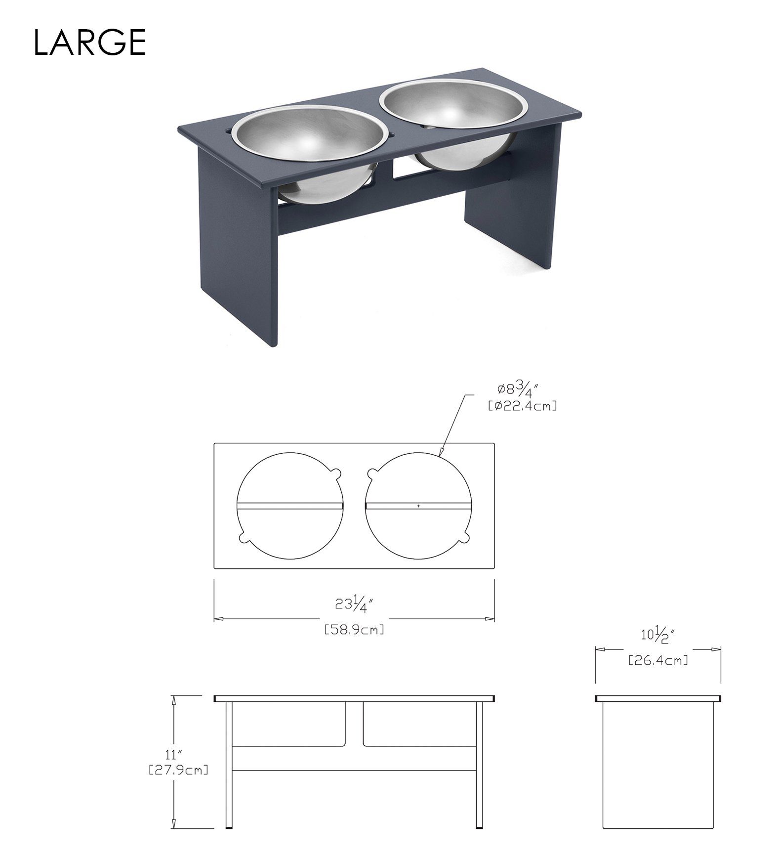 Modern Patio Furniture - Double Dog Bowl