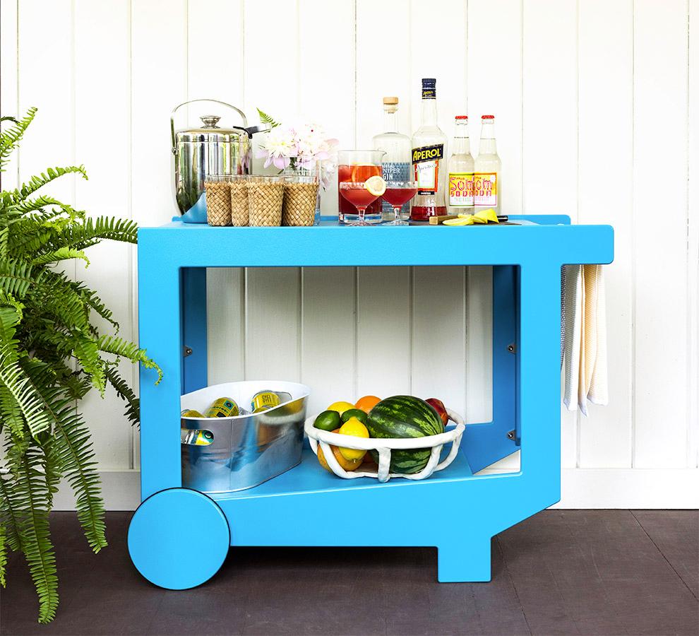 Modern Patio Furniture - Lollygagger Bar Cart