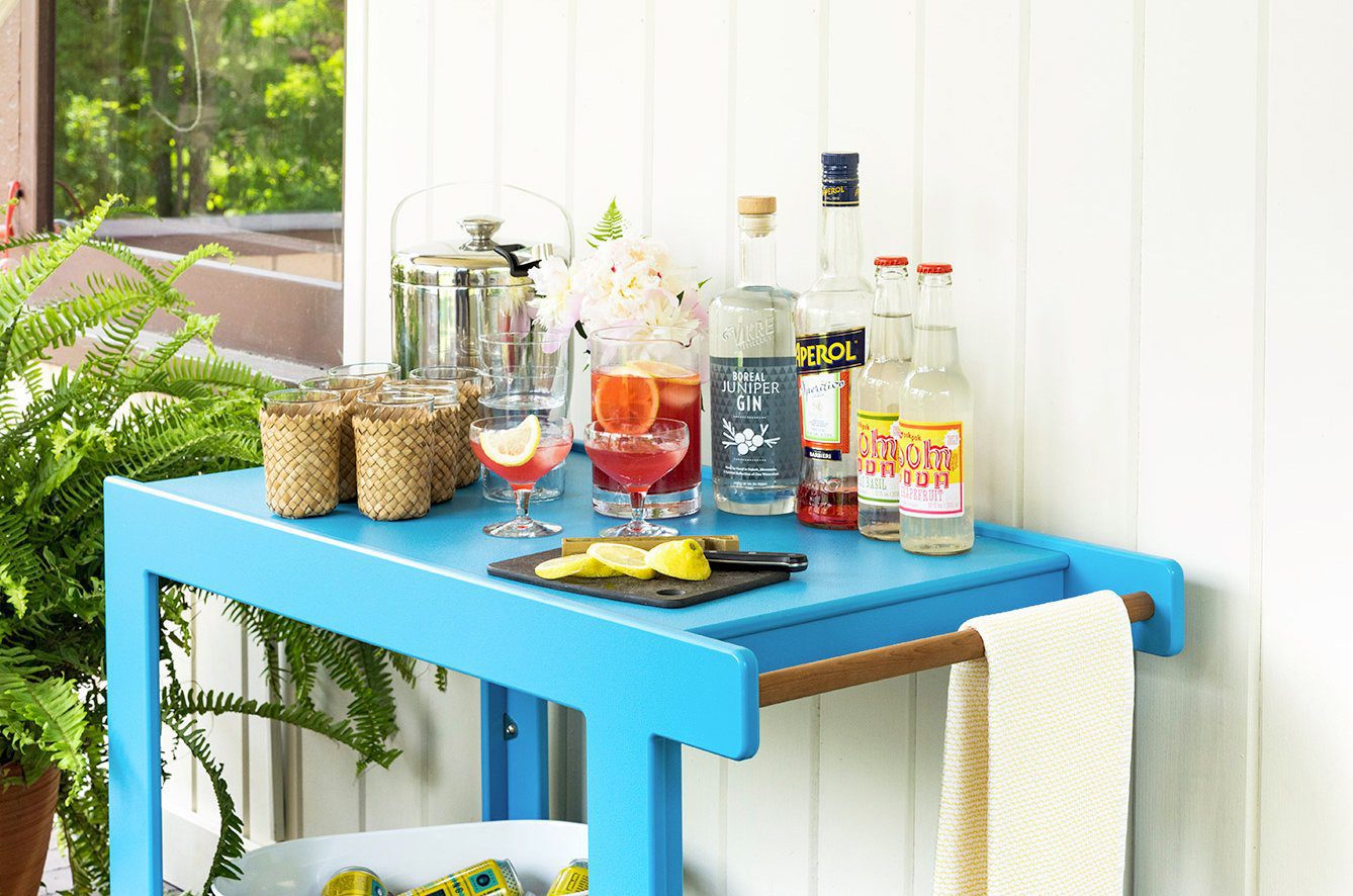 Modern Patio Furniture - Lollygagger Bar Cart