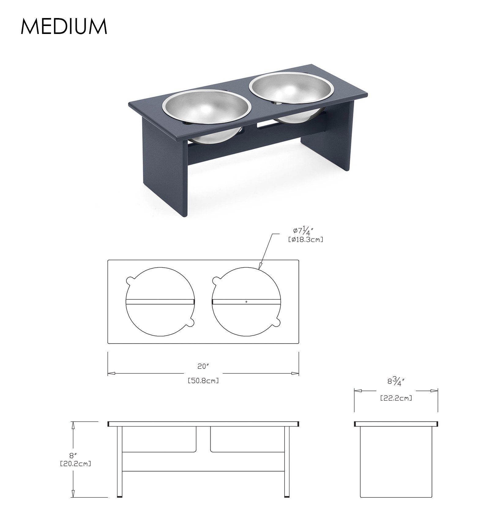 Modern Patio Furniture - Double Dog Bowl