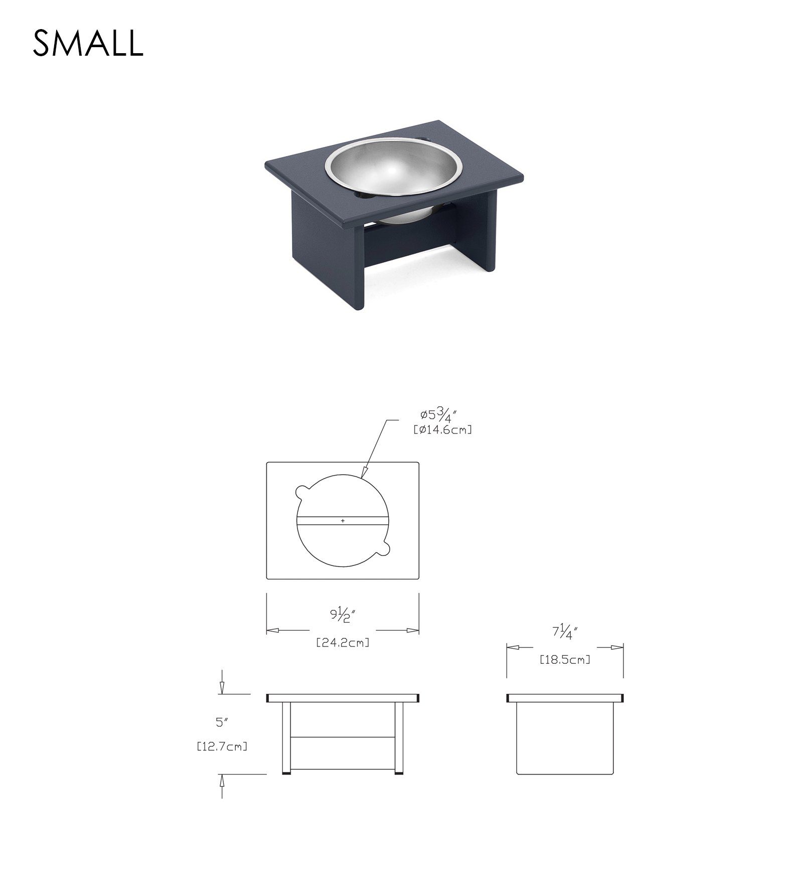 Modern Patio Furniture - Single Dog Bowl