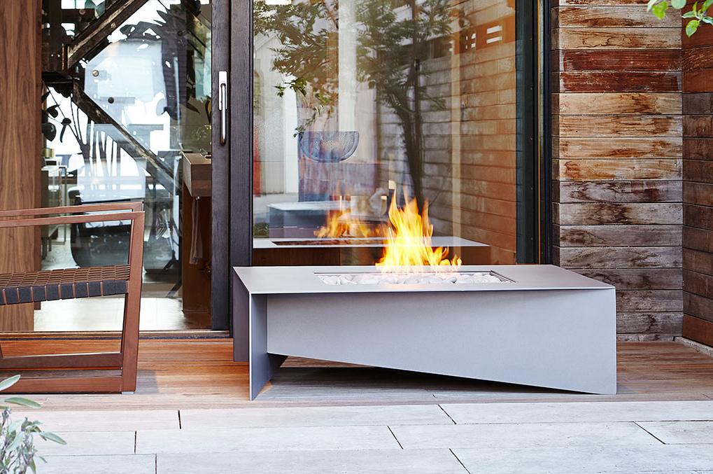 Modern Fire Pit - Fold Steel