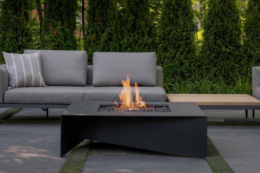 Modern Fire Pit - Fold Steel