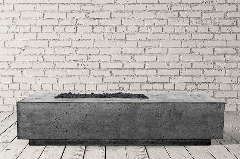 Modern Fire Pit - Tavola - Oblong Fire Pit