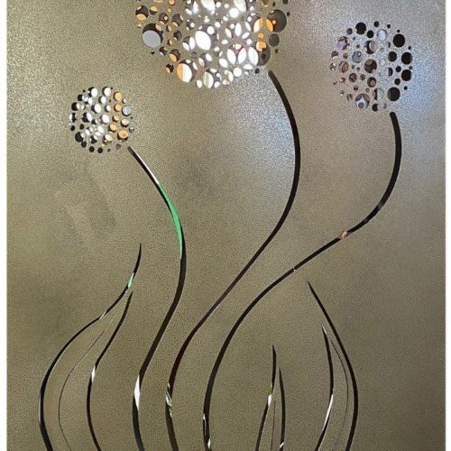 ALLIUM STEEL OUTDOOR WALL ART