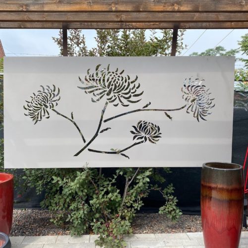 FLORAL OUTDOOR WALL ART