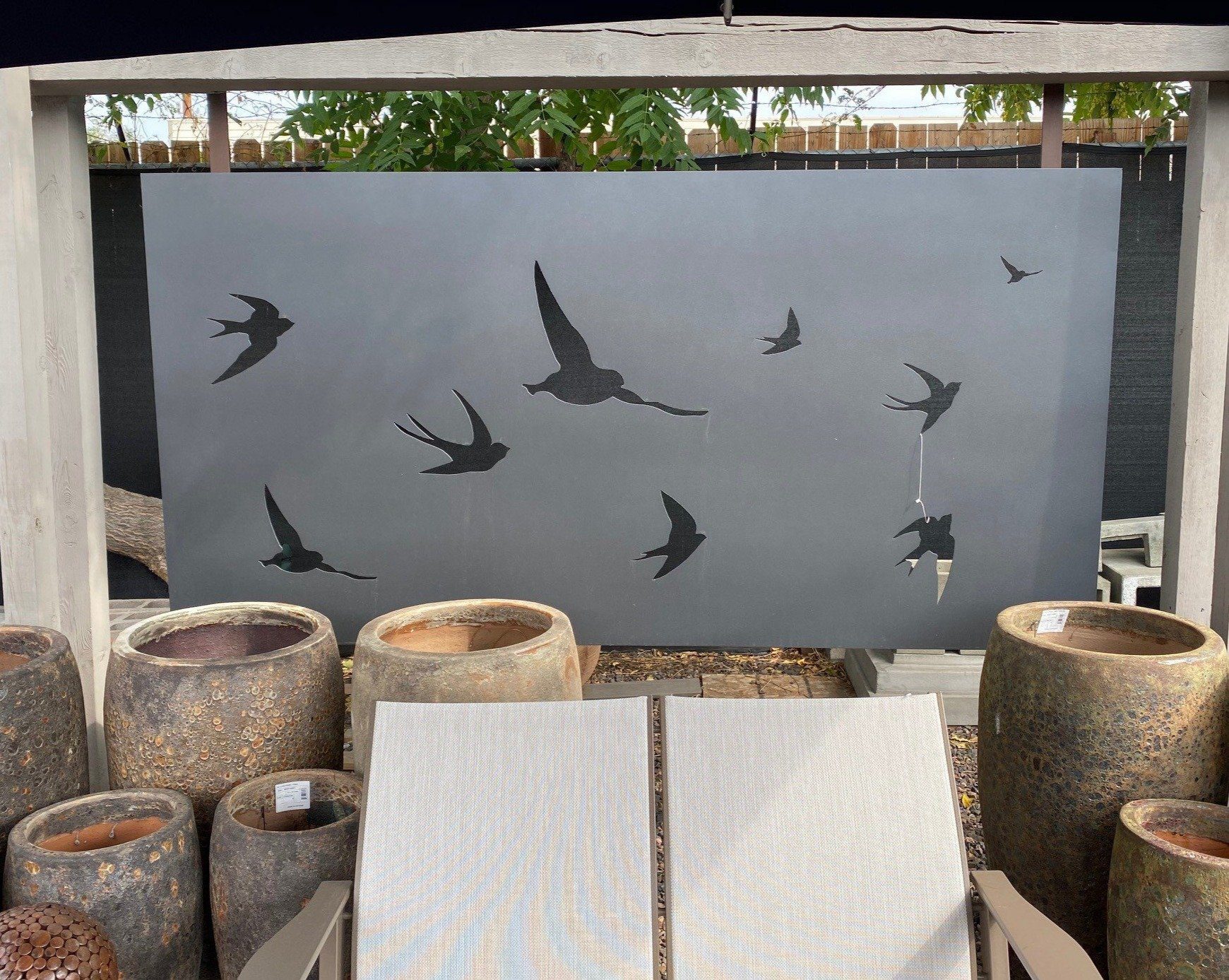 DOVES OUTDOOR WALL ART