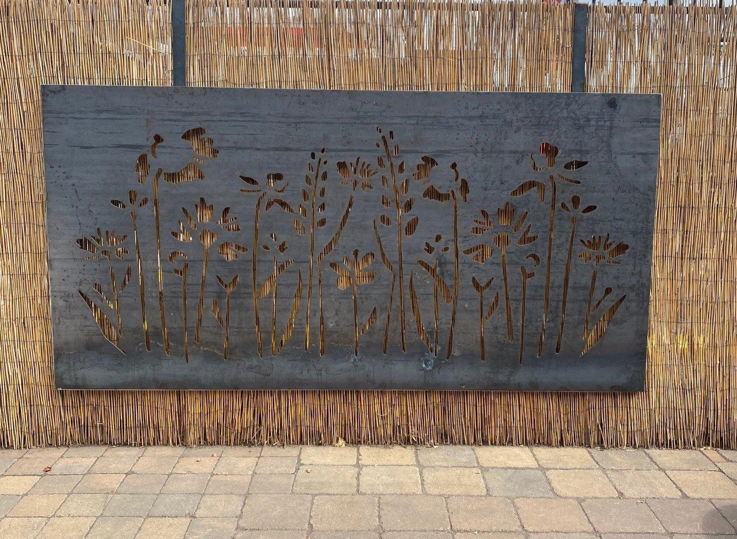WILDFLOWERS OUTDOOR WALL ART
