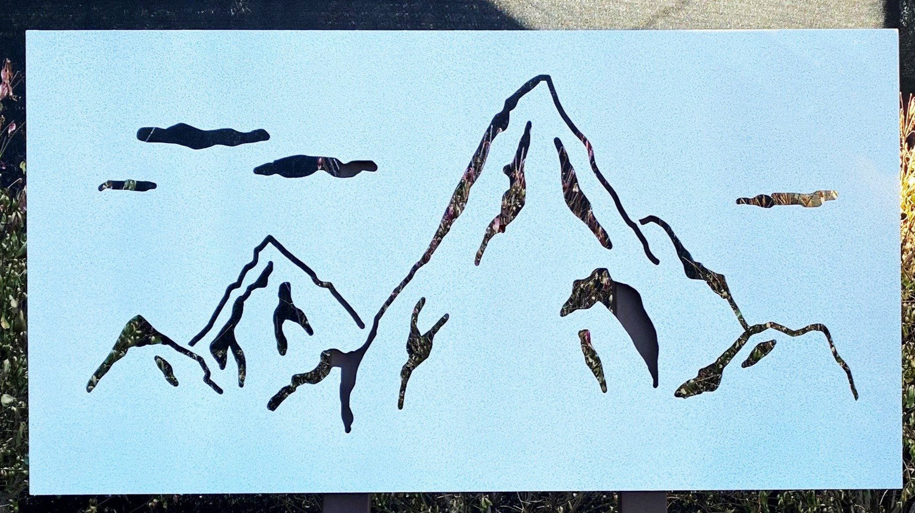 MOUNTAIN OUTDOOR WALL ART