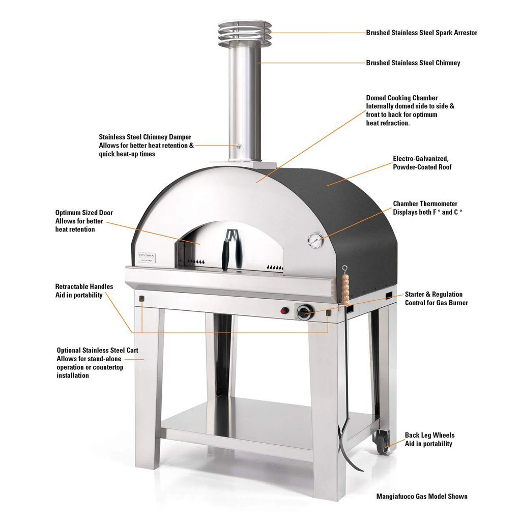 MANGIAFUOCO PIZZA OVEN - WOOD