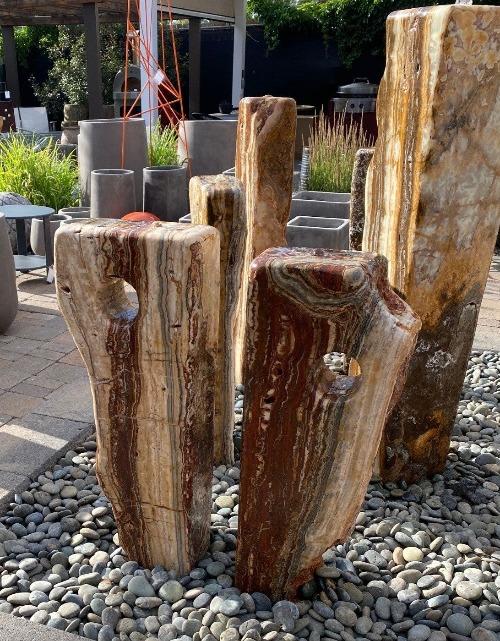 Modern Fountain - Carved