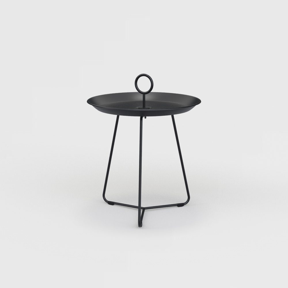 black outdoor table