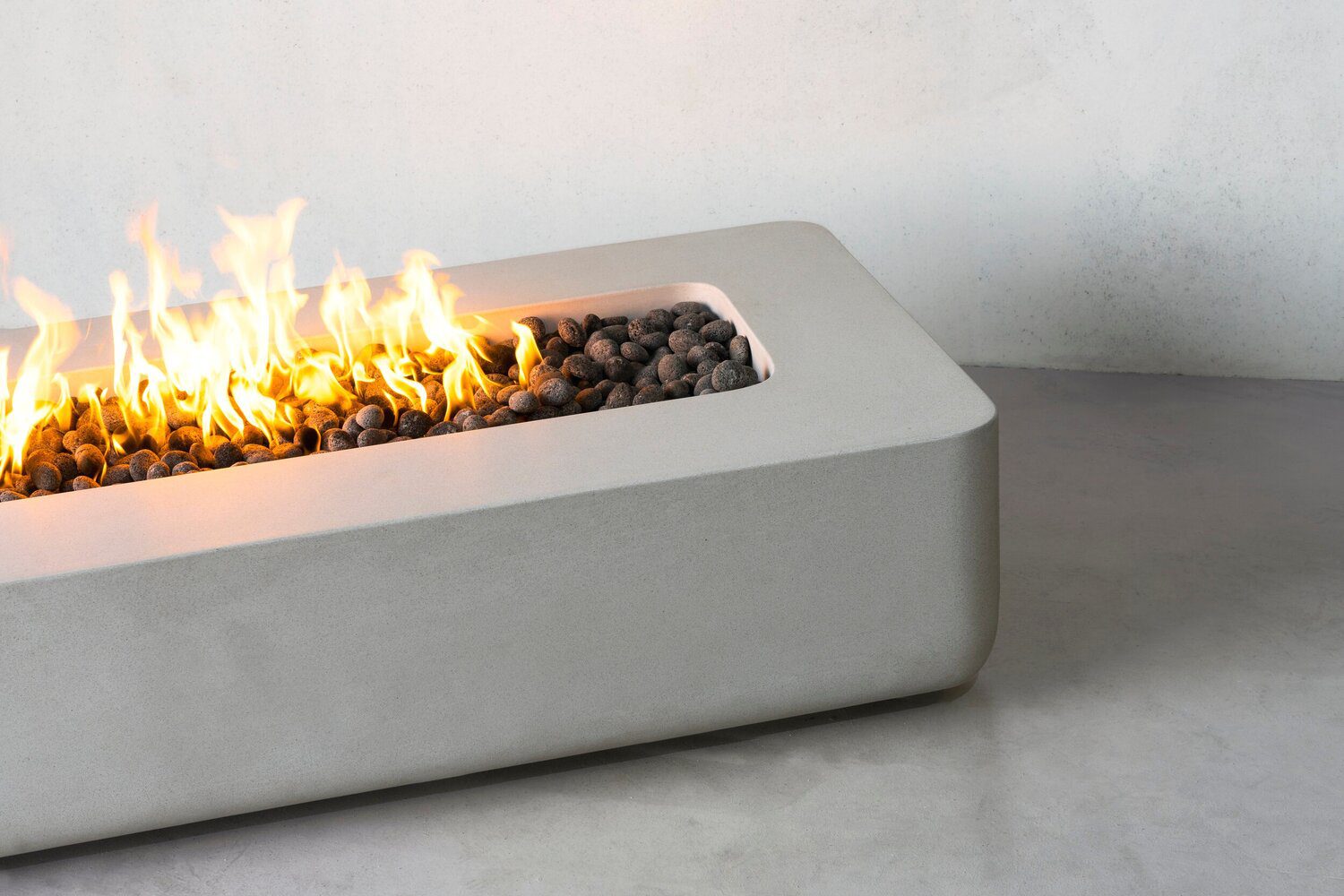 lego curve concrete fire pit