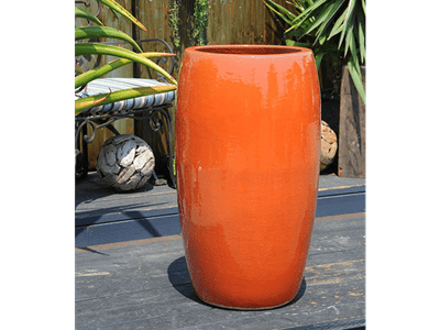 orange planter