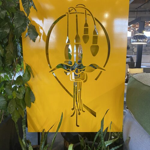 Fuschia Floral Outdoor Wall Art