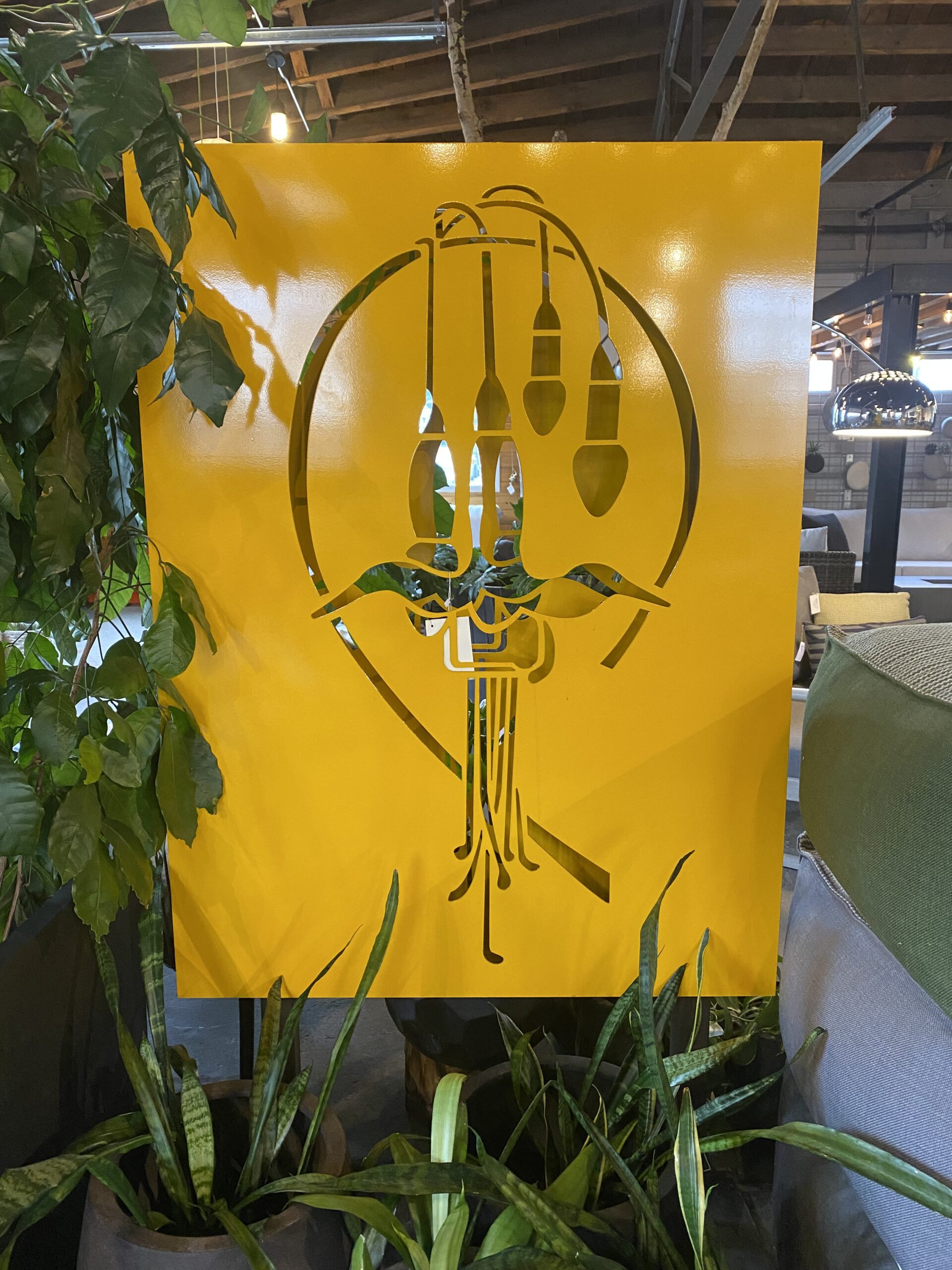 Fuschia Floral Outdoor Wall Art